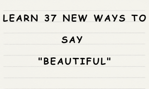 English365plus.com - Confused Words - Learn 37 New Ways to Say Beautiful