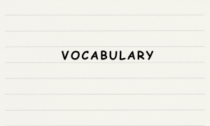 Vocabulary Thumbnail